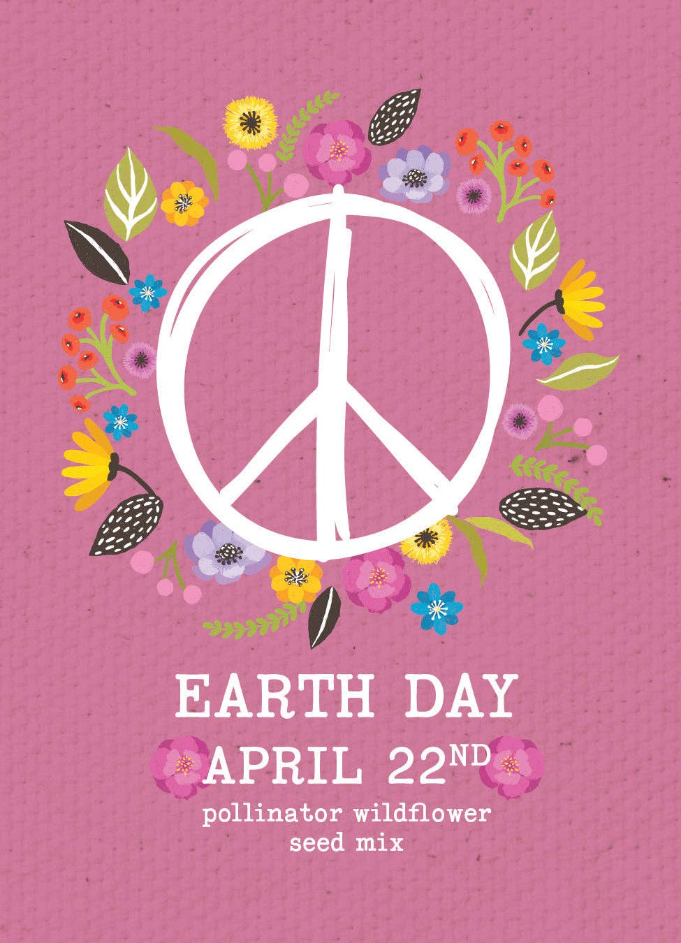 Earth Day Wildflower Mix Seed Packets