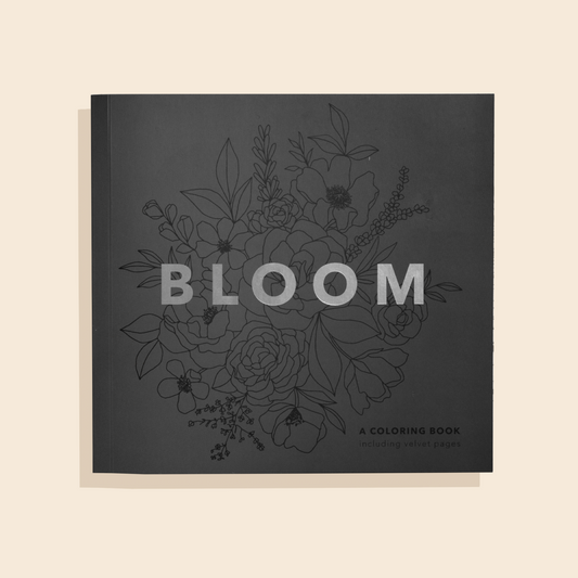 Bloom: A Mini Floral Coloring Book