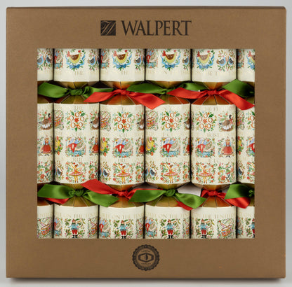 12 Days of Christmas Crackers 12" 6ct