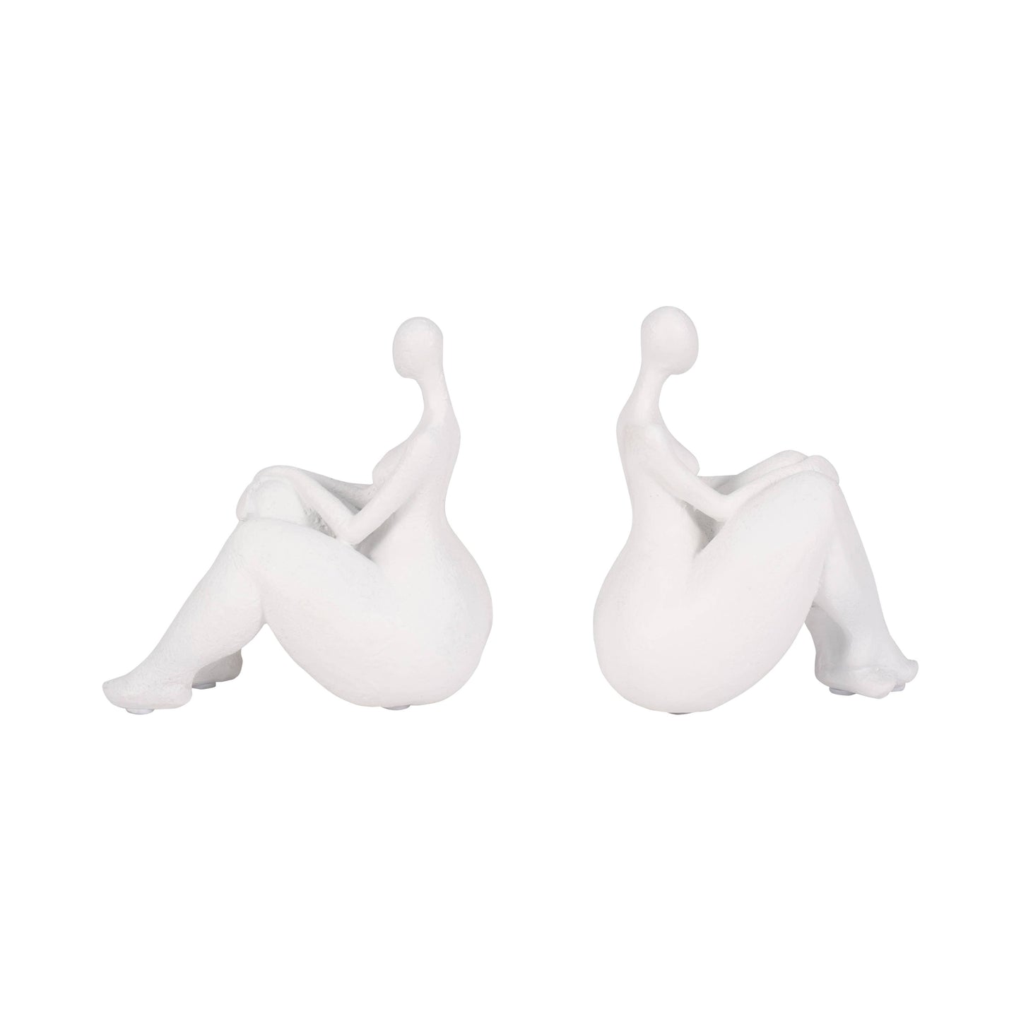 Abstract Sitting Ladies Bookends 6 in.