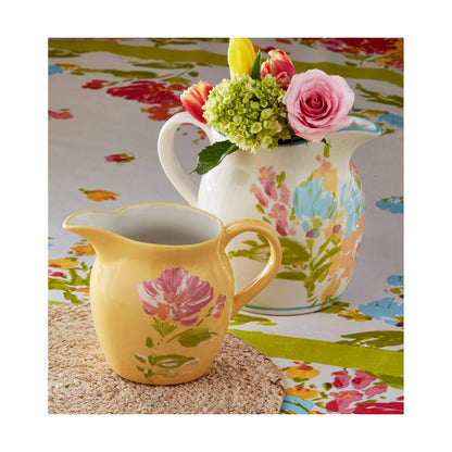 Bloom & Blossom Pitcher Large Multi Earthenware Spring