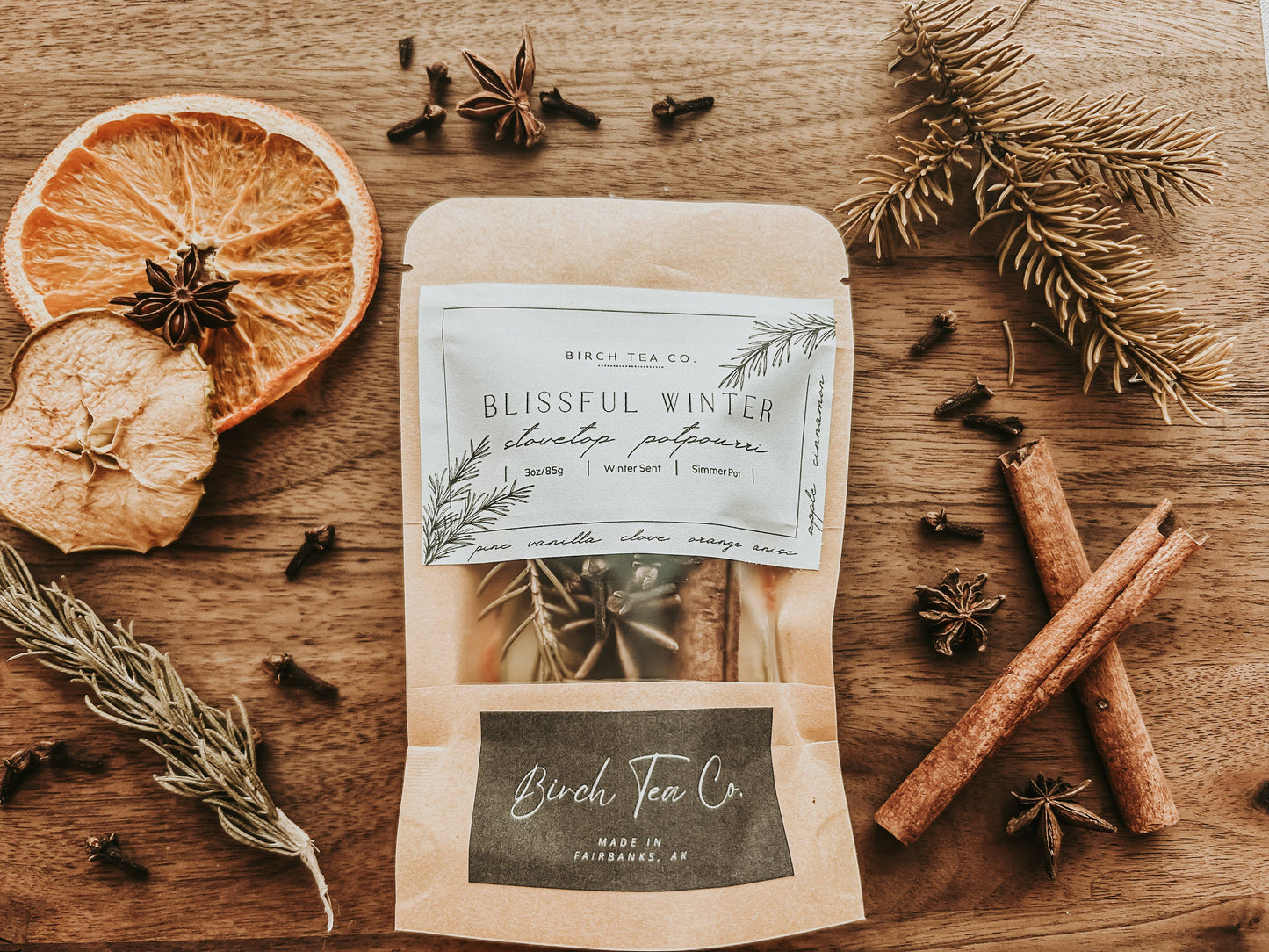 Blissful Winter Potpourri Stovetop Kit - nostalgic Fragrance