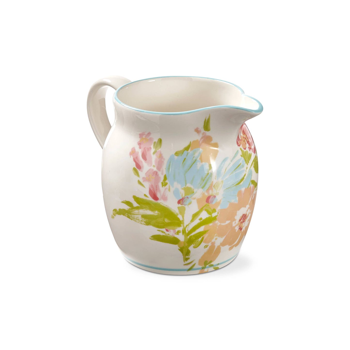 Bloom & Blossom Pitcher Large Multi Earthenware Spring