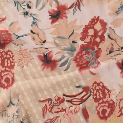 Handcrafted Sharad Floral Chiffon Scarf