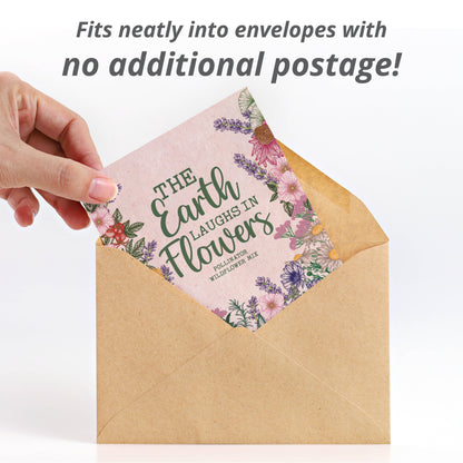 The Earth Laughs in Flowers Wildflower Mix Seed Packets