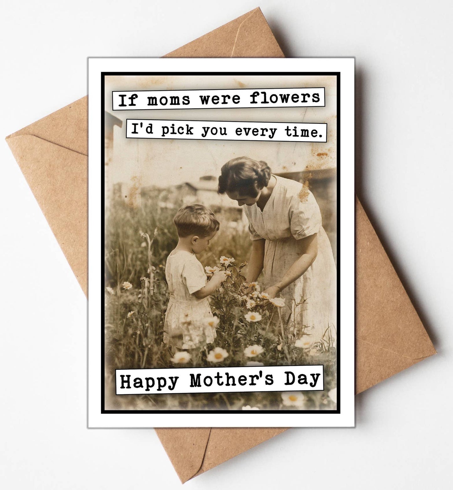 Happy Mothers Day from Kids 5x7 Card