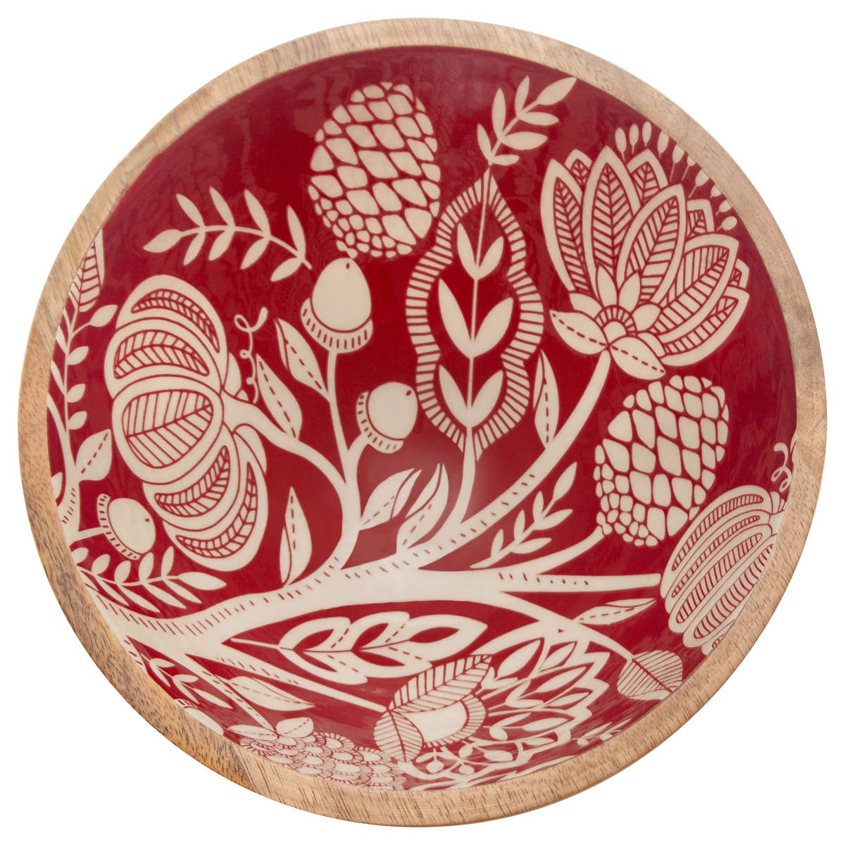 Francis 9.75' Round Mango Wood Bowl Fall