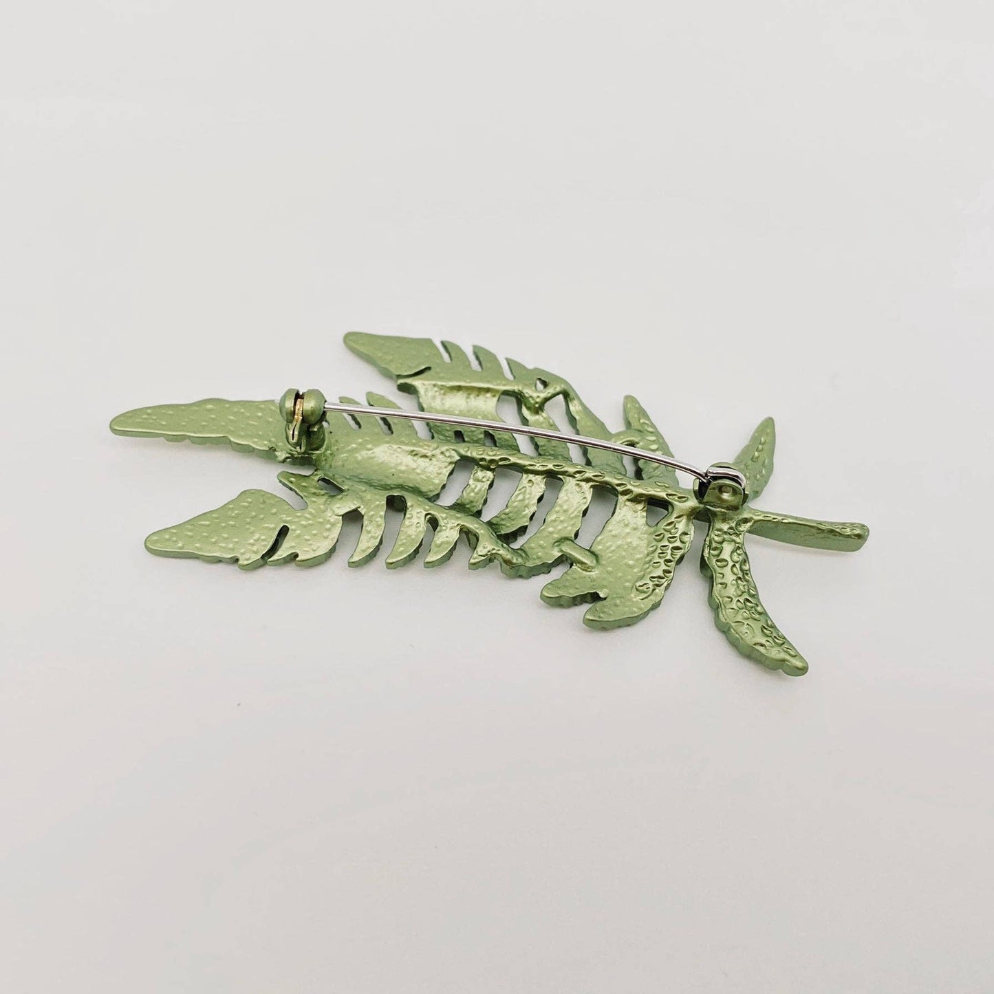 Fern Leaf Shape Plant Brooch