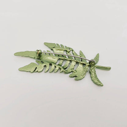 Fern Leaf Shape Plant Brooch