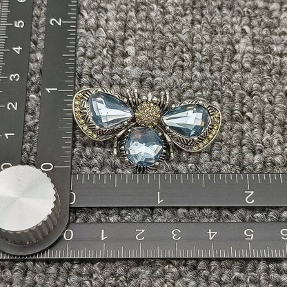 Sparkling Glass Rhinestone Bee Brooch