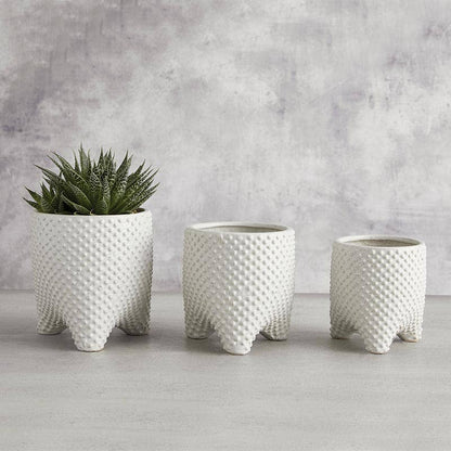 Textured Tripod Pot - Large