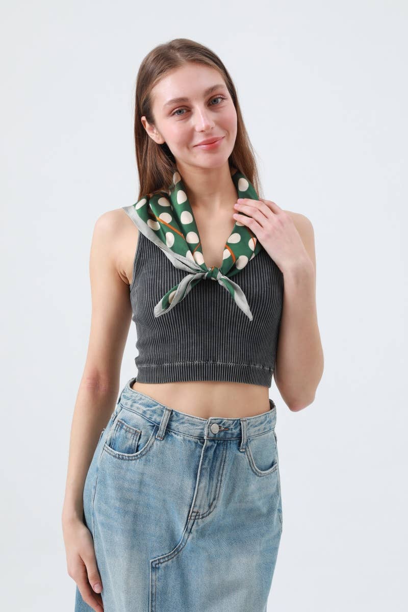 Polka Dot Bandana: Airy & Playful