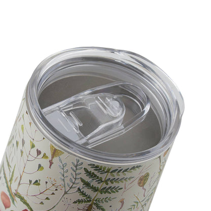 Stemless Insulated Wine Tumbler 12 oz.  - Greens and Flowers