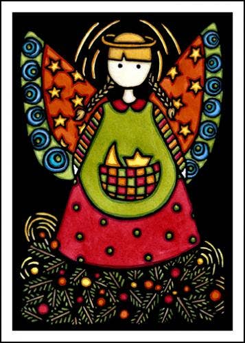 Greeting Card Seasonal Angel