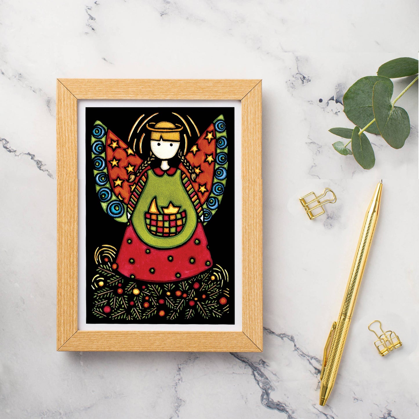 Greeting Card Seasonal Angel