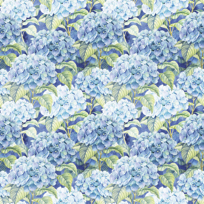 Blue Hydrangea Floral Paper Napkins