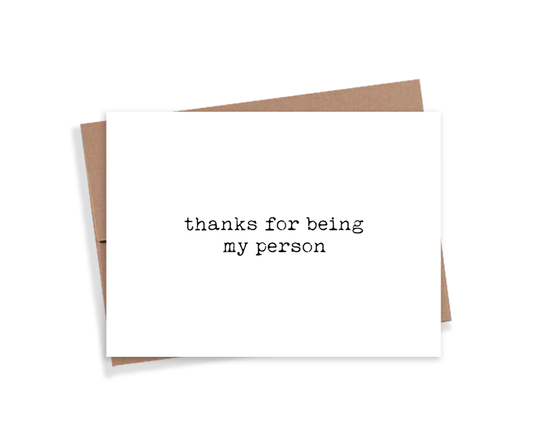 My Person 4x6 Card