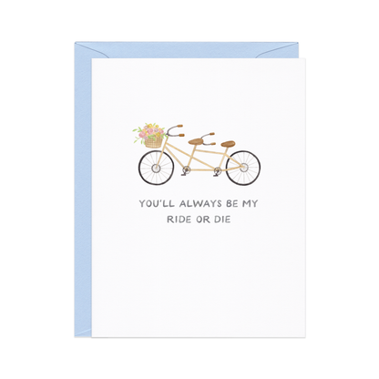 Ride or Die Friendship 4x6 Card