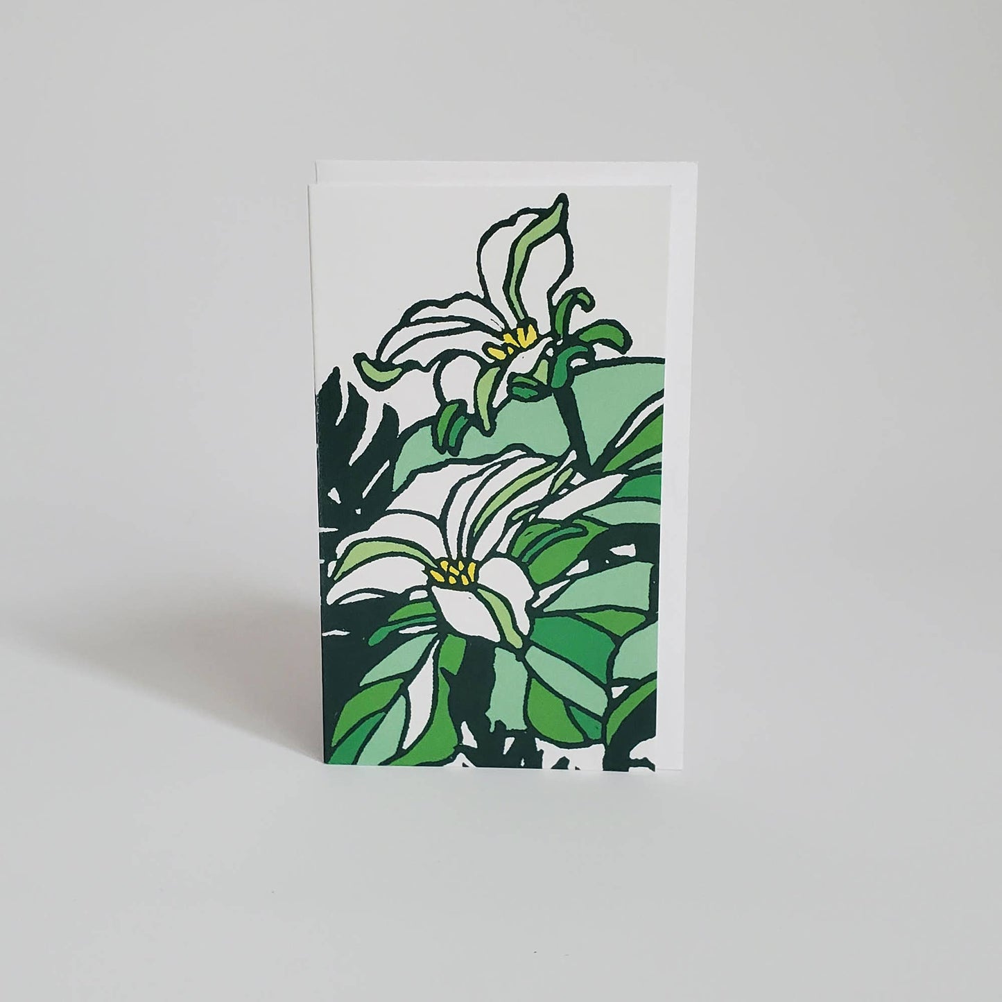 Trillium Woodland Mini Note Card