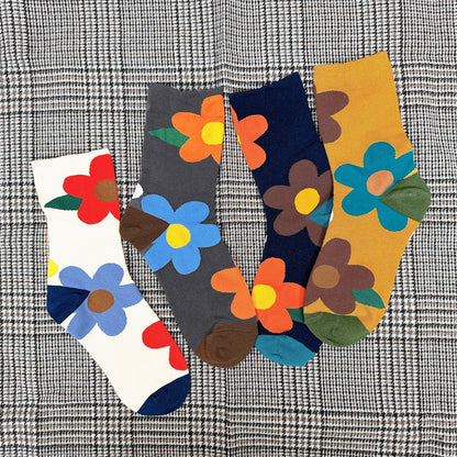 Women's Crew Great Flower Socks