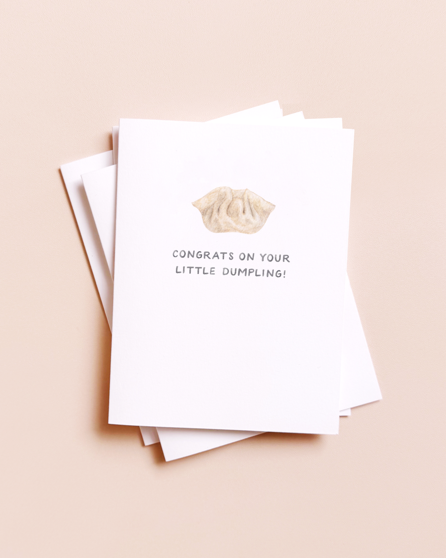 Little Dumpling — Asian Food Pun New Baby Card