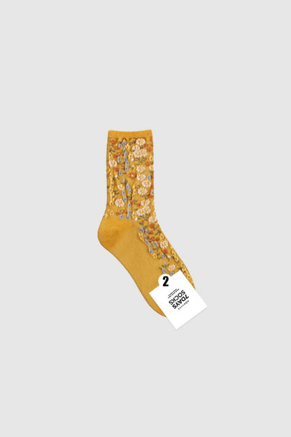 Women's Crew Blooming Garden Socks