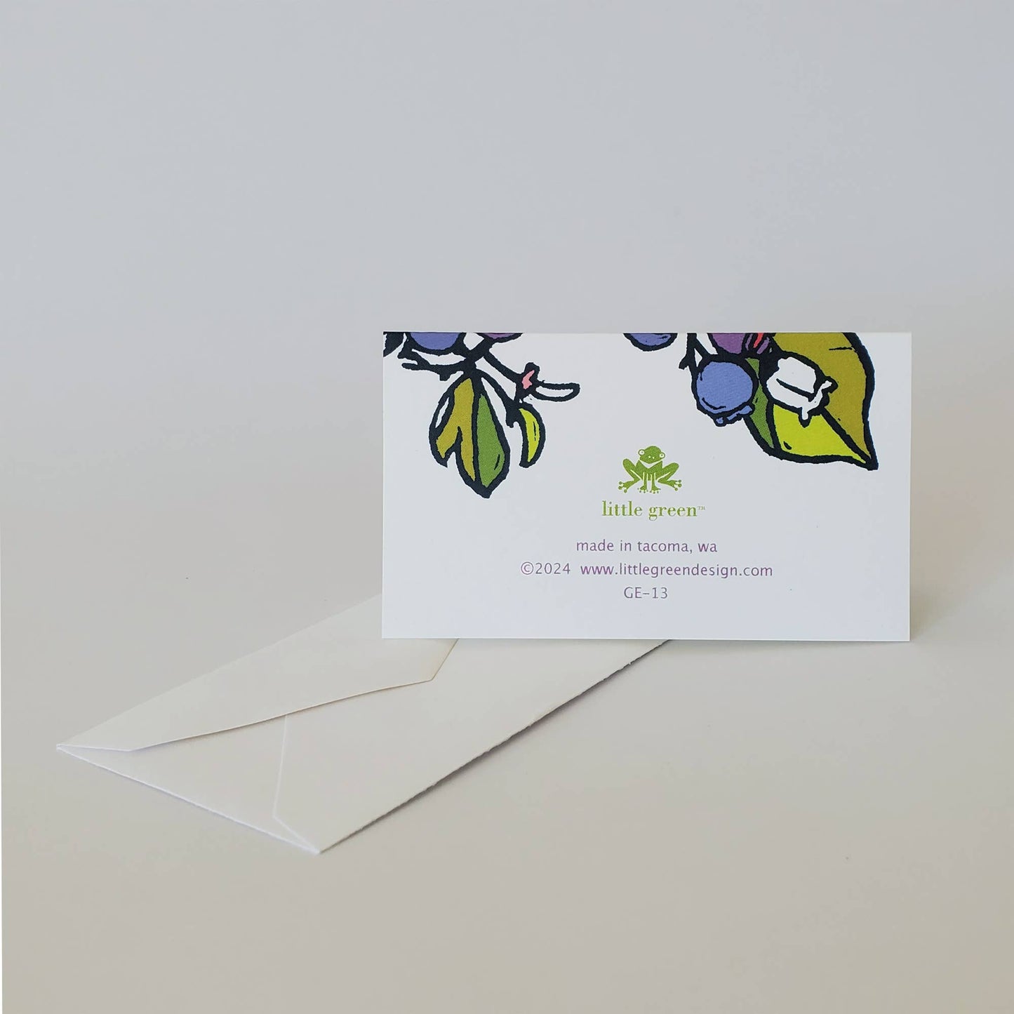 Blueberry Mini Note Card