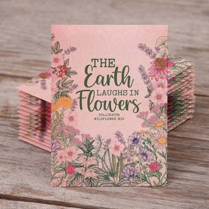 The Earth Laughs in Flowers Wildflower Mix Seed Packets