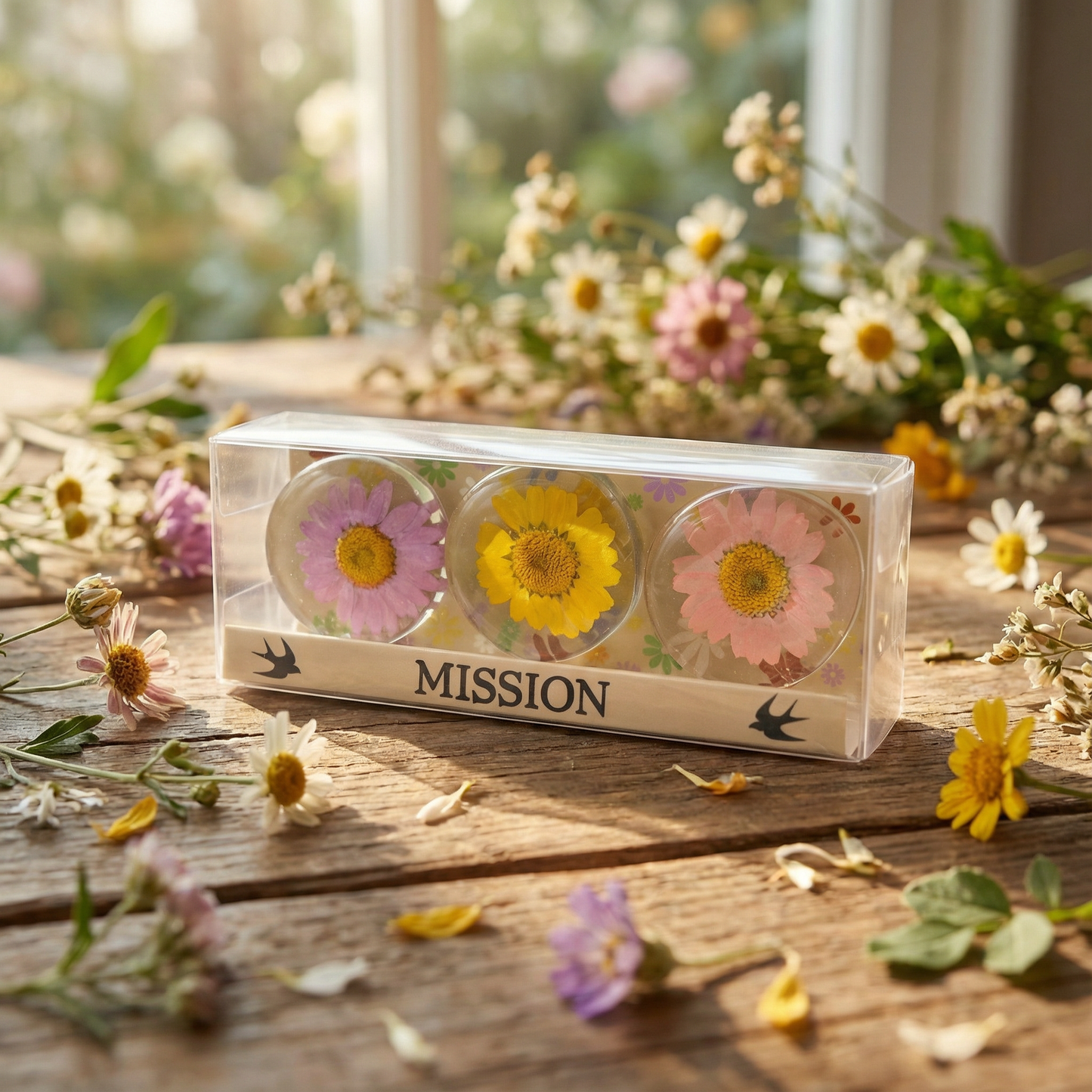 Real Flower Magnet Gift Box - Dried Flowers