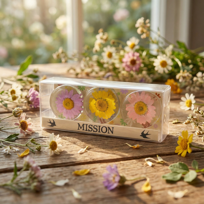 Real Flower Magnet Gift Box - Dried Flowers