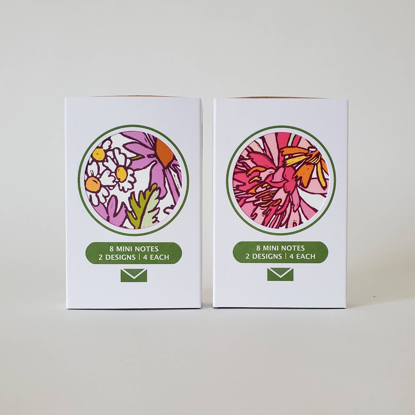 Pink Lotus Flower Mini Note Card, Florist Gift Tag