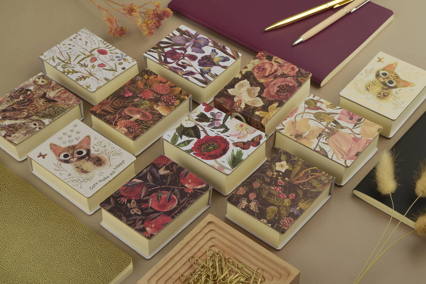 Tear-Away Notepad - Greens and Flowers