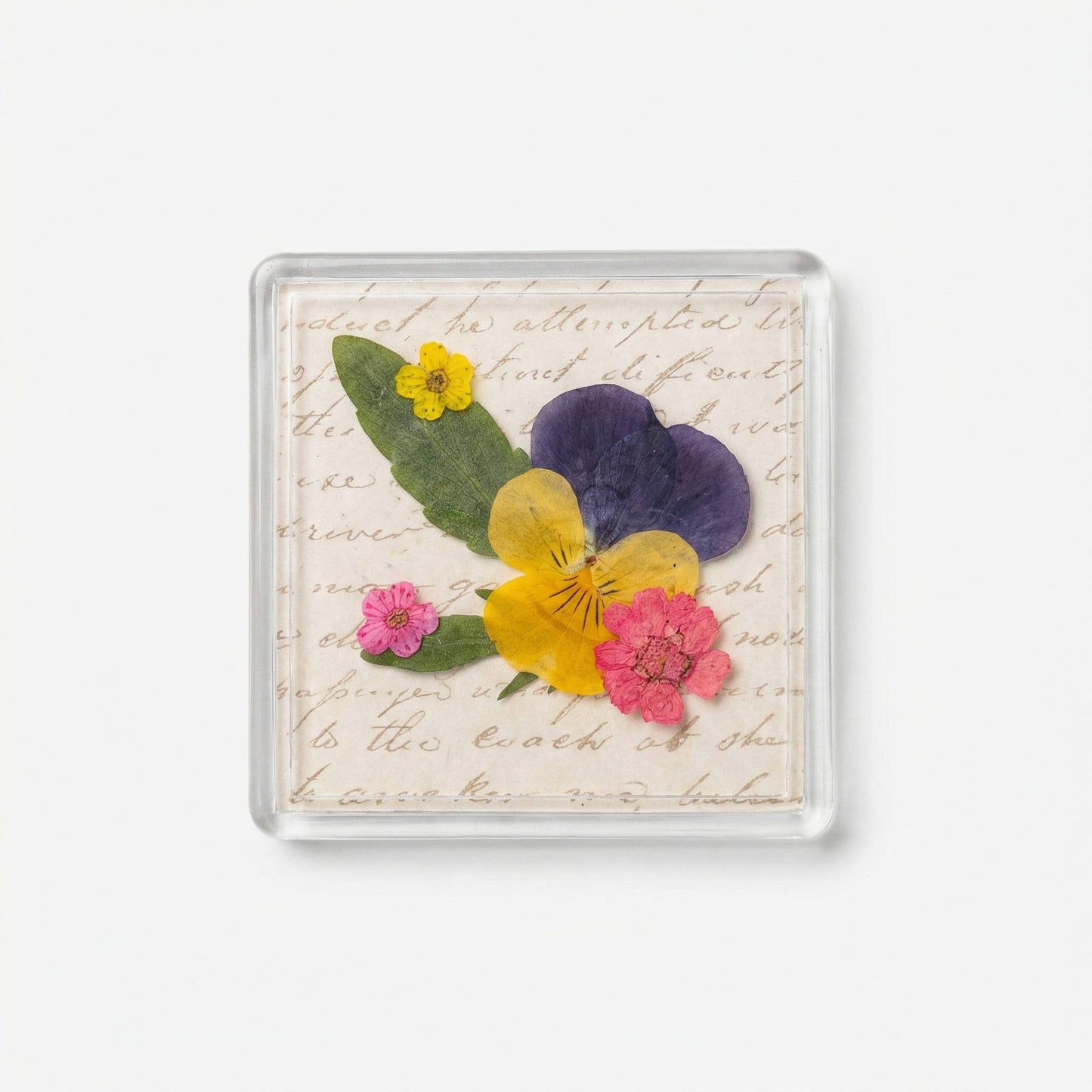 Acrylic Magnets - Real Pressed Flowers - Custom Magnet