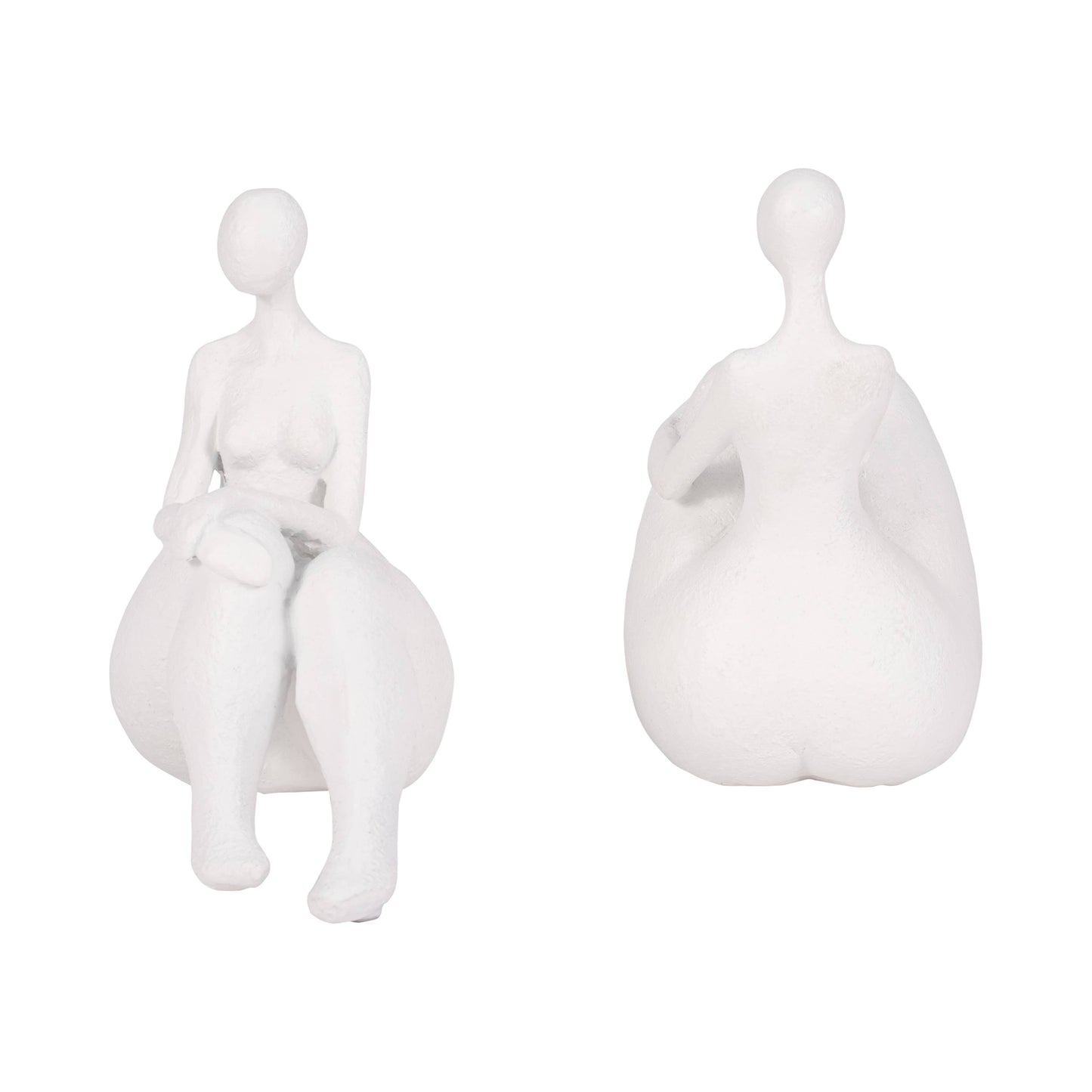 Abstract Sitting Ladies Bookends 6 in.