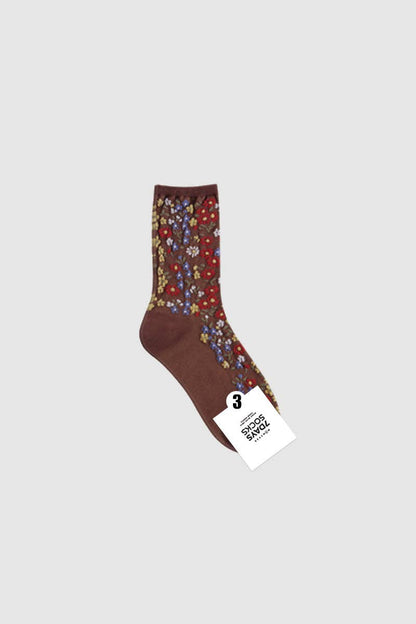 Women's Crew Blooming Garden Socks