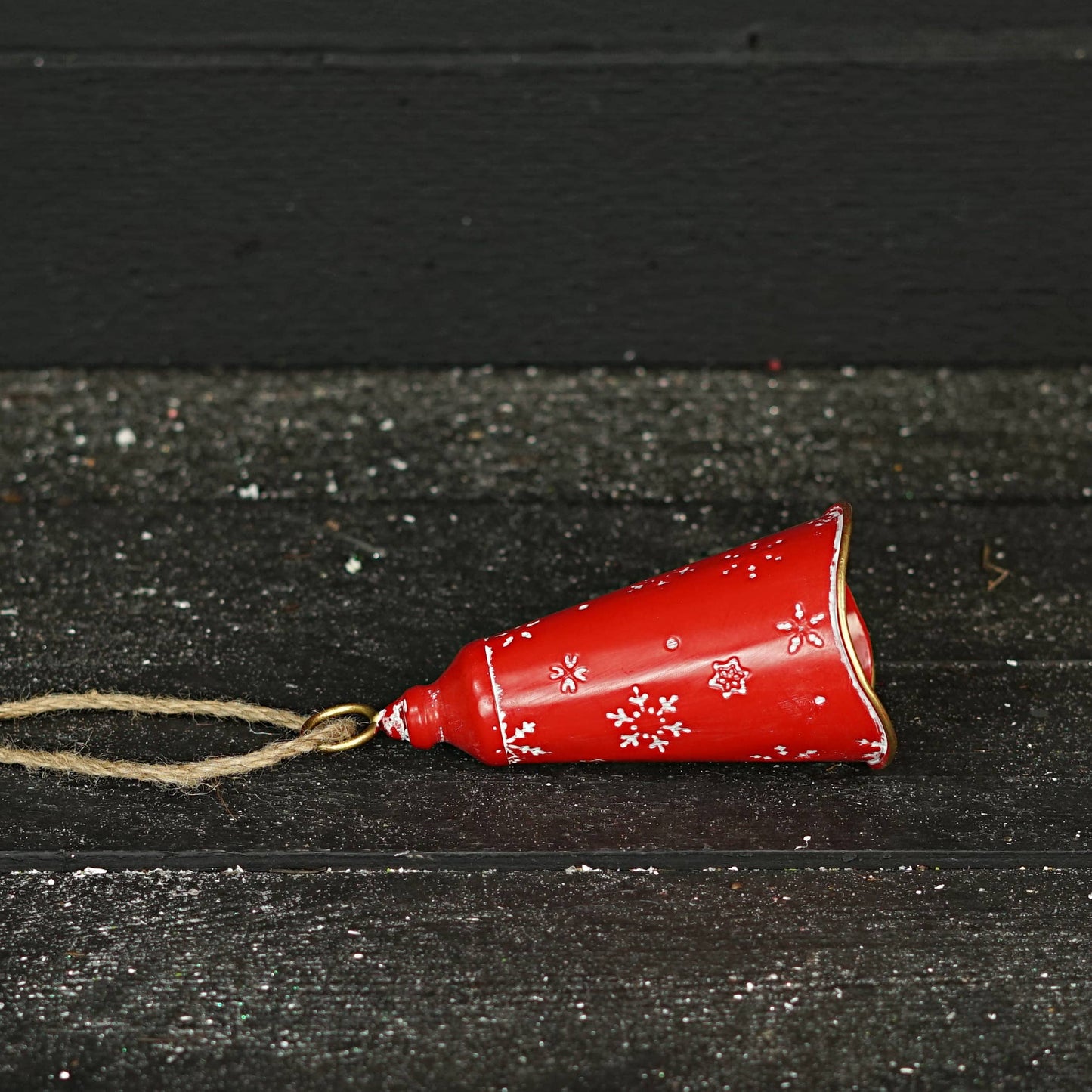 570686- Nordic Holiday Lantern Bell-Red-7H x 3.25D