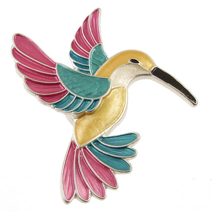 Magnetic Hummingbird Brooch