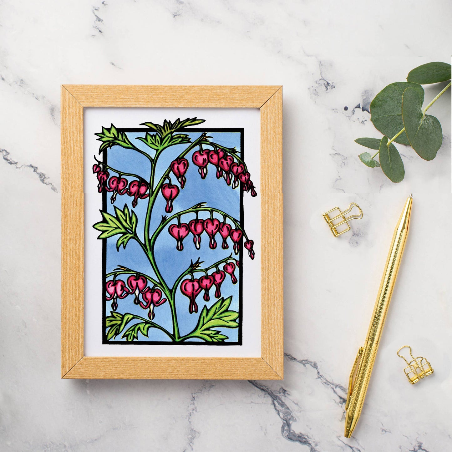 Bleeding Hearts 5x7 Cards