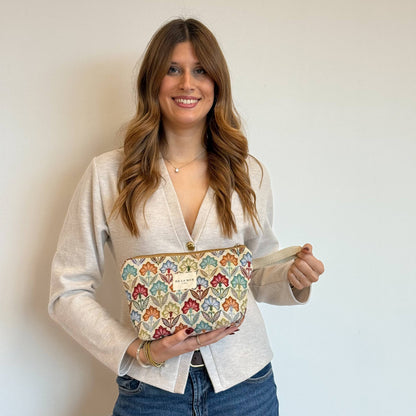 Large Makeup Bag Flora