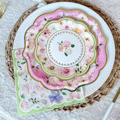 Tea Time Party 2 Ply Paper Napkins (Set of 30)