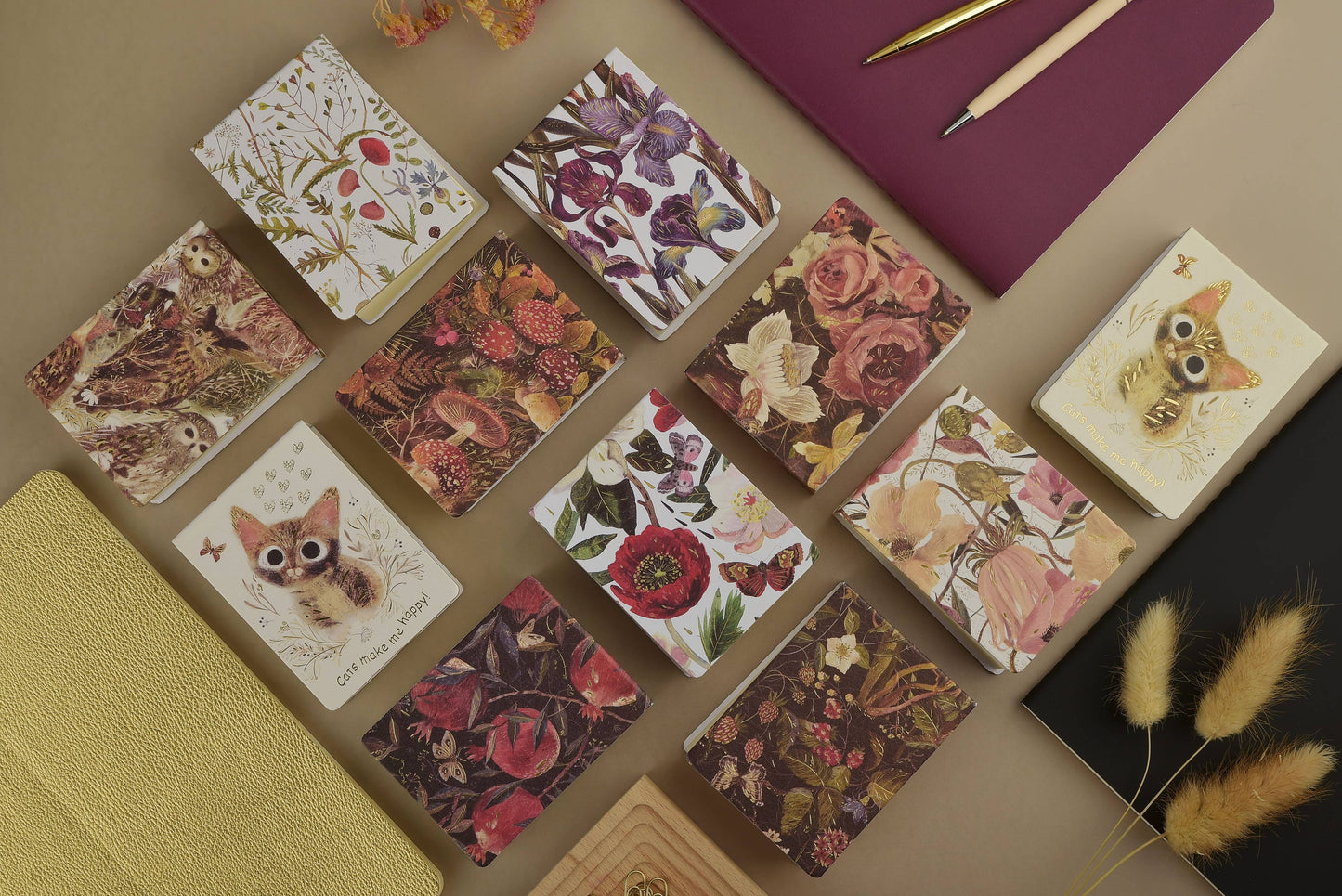 Tear-Away Notepad - Greens and Flowers
