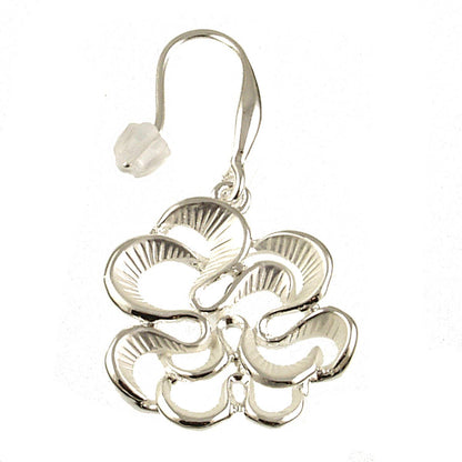 Twirling Bloom Flower Earrings