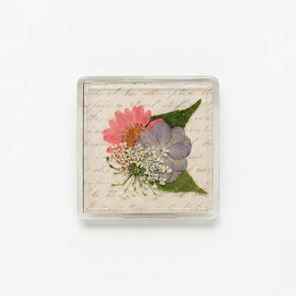 Acrylic Magnets - Real Pressed Flowers - Custom Magnet