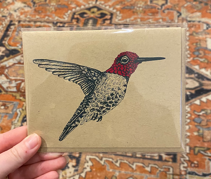 Hummingbird 4x6 Card