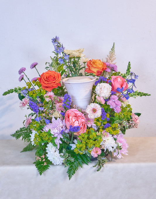 Urn/Photo Wreath