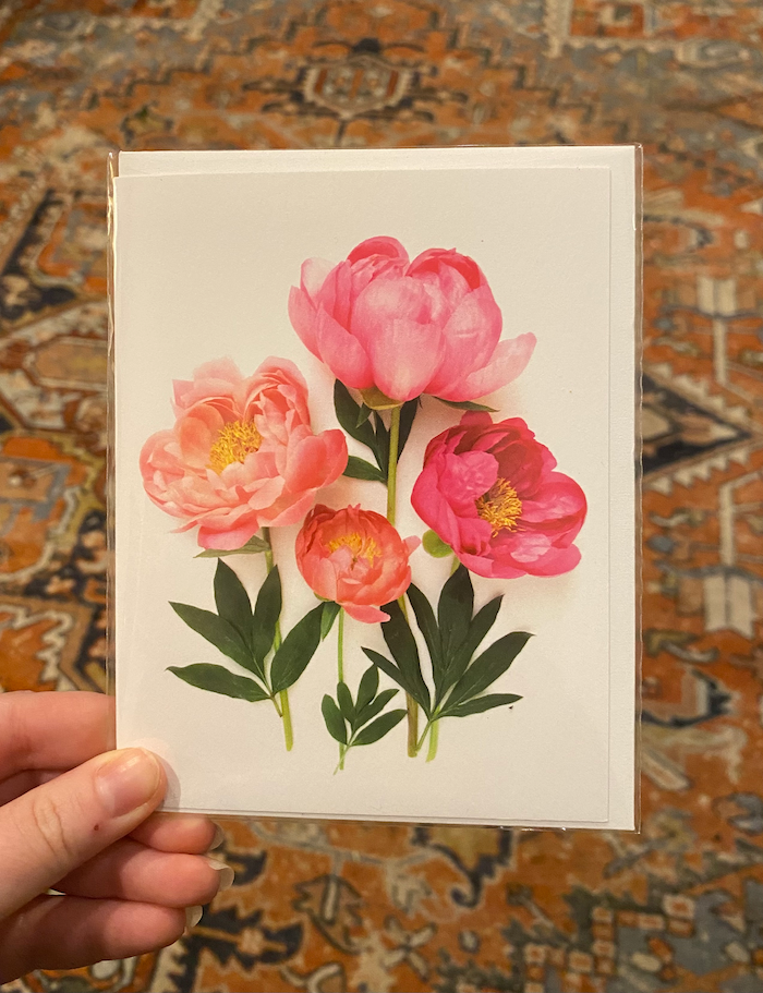 Peony 4x6 Card