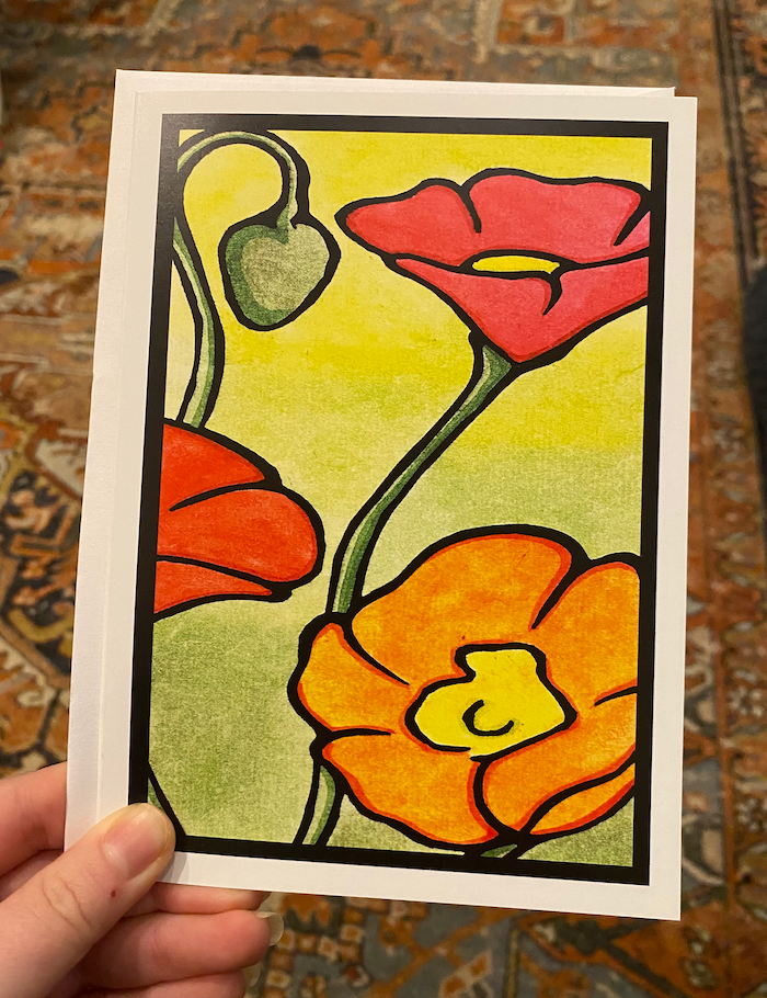 Poppies 5x7 Card