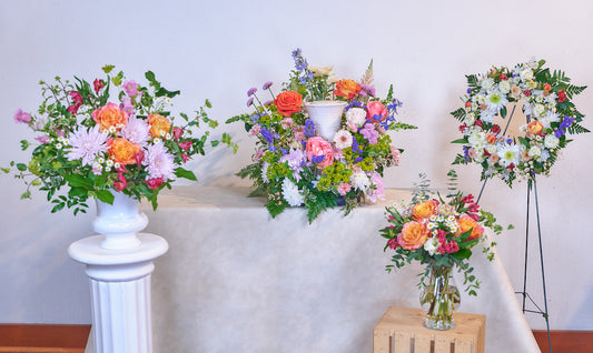 Urn/Photo Wreath & Standing Wreath Set