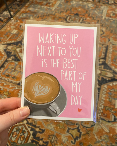 Waking up Next to You 4x6 Card