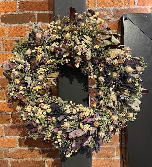 Moody Dried Floral Wreath